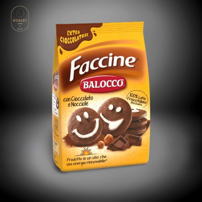 Balocco Faccine mit Schokolade & Haselnüss 350g