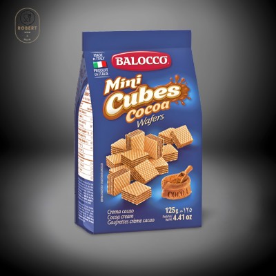Balocco  Mini Cubes Cocoa Wafers 125g